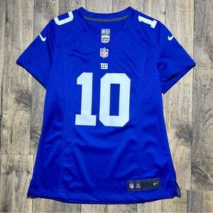 Eli Manning #10 New York Giants Jersey Womens M Blue Nike On Field NFL Football
